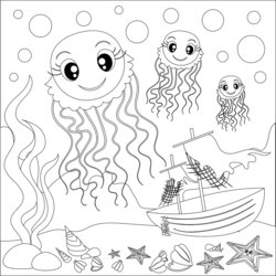 Admirable Sea Creatures Coloring Pages Fish Dolphins Sharks Other Marine Kids Life Themed Mom Tip Print