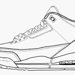 Smashing Sneakers Coloring Pages Home Iii