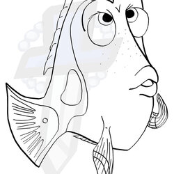 Swell Dory Coloring Pages Page By