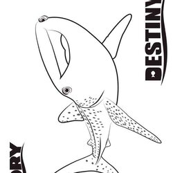 Magnificent Finding Dory Coloring Pages Printable