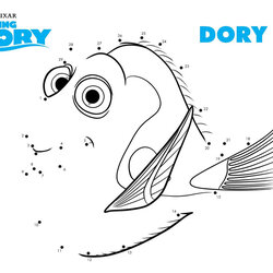 Preeminent Finding Dory Coloring Pages To Print For Free Kids Children Simple