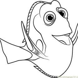 Finding Dory Coloring Pages For Your Children Melody Tang Hank