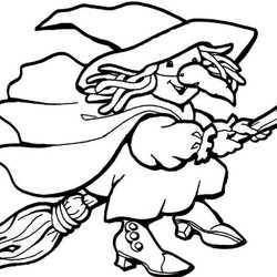 The Highest Standard Free Witch Coloring Pages Printable Halloween Sheets