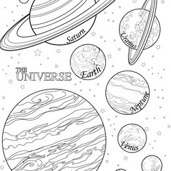 Wizard Free Printable Solar System Coloring Pages At Download Planet Drawing