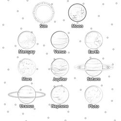 Free Solar System Coloring Pages For Kids Save Print Enjoy Page