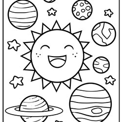 Matchless Solar System And Coloring Pages