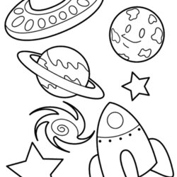 Cool Printable Solar System Coloring Sheets For Kids Pages