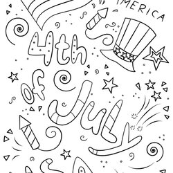 Capital Of July Doodle By Lena London Coloring Page Printable Pages Color Print Book Drawing Info Crafts