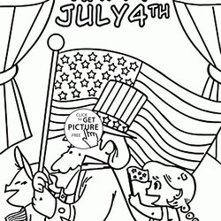 Very Good Fourth Of July Coloring Pages At Free Download Freedom Printable Kids Color Sheets Let Happy Visit