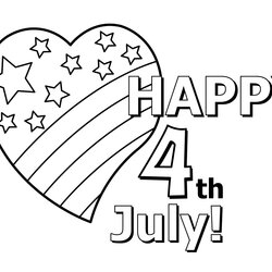 Cool Happy Of July Coloring Pages At Free Printable Independence Kids Drawing Declaration Memorial Colouring