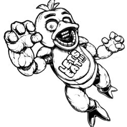Fantastic Five Nights At Coloring Page Print And Color Home Freddy Pages