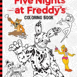 Superb Five Nights At Coloring Book Wiki Freddy Official Colouring Scott Pages