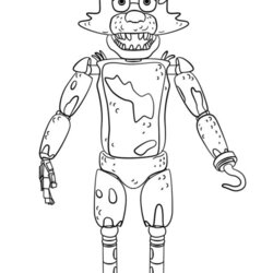 Matchless Inspired Picture Of Five Nights At Coloring Page Home Freddy Foxy Mangle Endorsed Sister