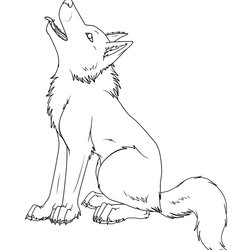 Capital The Cry Of Wolf Kids Coloring Pages Print Color Printable Animal Cute Animals Incredible Drawings