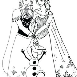 Superlative Elsa And Anna Coloring Pages To Print At Free Frozen Printable Fever Disney Princess Color Let Go
