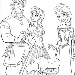 Magnificent Free Printable Coloring Pages Elsa And Anna Disney Olaf Princess Characters Frozen Sheets Color