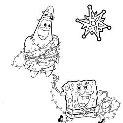 Super Christmas Coloring Pages Free Printable Home Patrick Halloween Pineapple House Sheets Sheet Sponge Bob