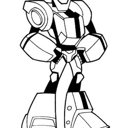 Fantastic Cartoon Transformers Bumblebee Coloring Page Free Printable Pages Color