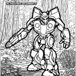 Marvelous Bumblebee Coloring Pages Best For Kids Transformers Movie