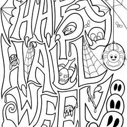Super Free Halloween Coloring Pages At Printable Color Adults Print