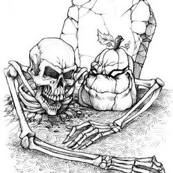 Spiffing Halloween Coloring Pages For Adults Clip Art Library
