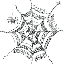 Admirable Coloring Pages For Adults Halloween At Free Adult Printable
