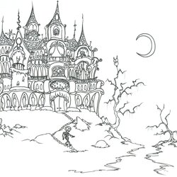 Wonderful Free Printable Halloween Coloring Pages For Adults Best Sheets Kids