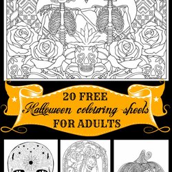 High Quality Halloween Colouring Pages For Adults Mum In The Madhouse Coloring Adult Books Printable Crafts