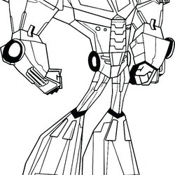 Champion Prime Coloring Pages Best For Kids Transformers Cartoon Drawing Animated Head Template Printable