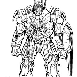 Transformers Coloring Pages Prime Home Transformer Extinction Age Drawing Printable Colouring Print Color