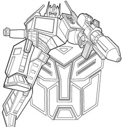 Capital Prime Transformers Coloring Pages Transformer Kids Printable Colouring Bots Rescue Sheets Print