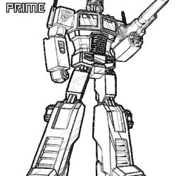 Cool Prime Coloring Pages Best For Kids Transformers Transformer Drawing Lego Color Colouring Sheets