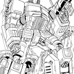 Terrific Prime By Transformers Coloring Pages Colouring Kids Transformer Drawing Print Adult Color Books Book