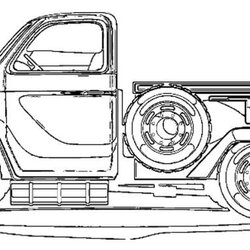 New Pickup Truck Coloring Pictures Pages