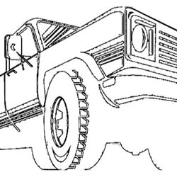 Terrific Best Pickup Truck Coloring Pages Images On Trucks
