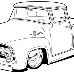 Sterling Pickup Truck Coloring Pages Printable At Free Old