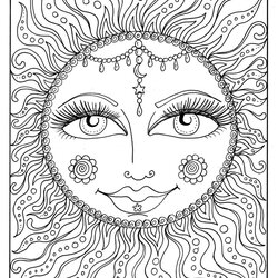 Marvelous Easy Summer Coloring Pages For Adults