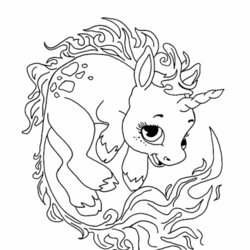 Marvelous Print Download Unicorn Coloring Pages For Children Cute Forget Supplies Don