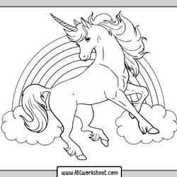 Fine Free Printable Unicorn Coloring Pages For Kids Fit