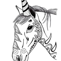 Unicorn Coloring Page Download Unicorns Cartoons Printing