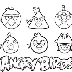 Tremendous Angry Birds Coloring Pages For Your Small Kids Free Full
