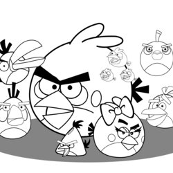 Free Angry Birds Coloring Pages For Kids Home Popular