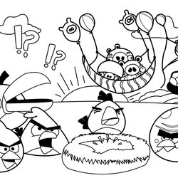 New Angry Birds Coloring Pages Learn To Colouring Kids Print