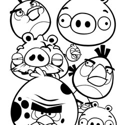 Capital Angry Bird Coloring Pages From The Thousand Images On Net With Pigs