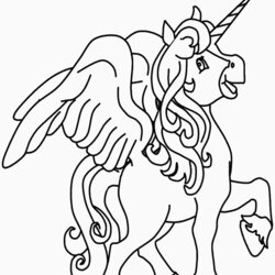 High Quality Free Printable Unicorn Coloring Pages For Kids