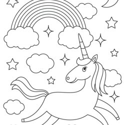 Swell Fun And Free Unicorn Coloring Pages For Kids Ole Prancing Jolly