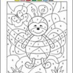 Cool Free Printable Coloring Pages Color By Numbers