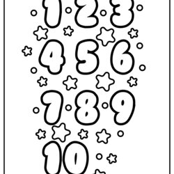 Very Good Coloring Pages By Number For Kids