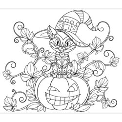 Worthy Coloring Pages Of Halloween For Preschoolers Older Kids Page