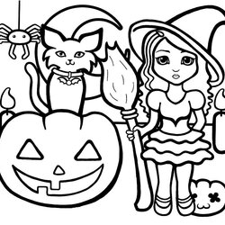 Halloween For Preschool Coloring Page Free Printable Pages Preschoolers Easy Online Color Monsters Print Kids